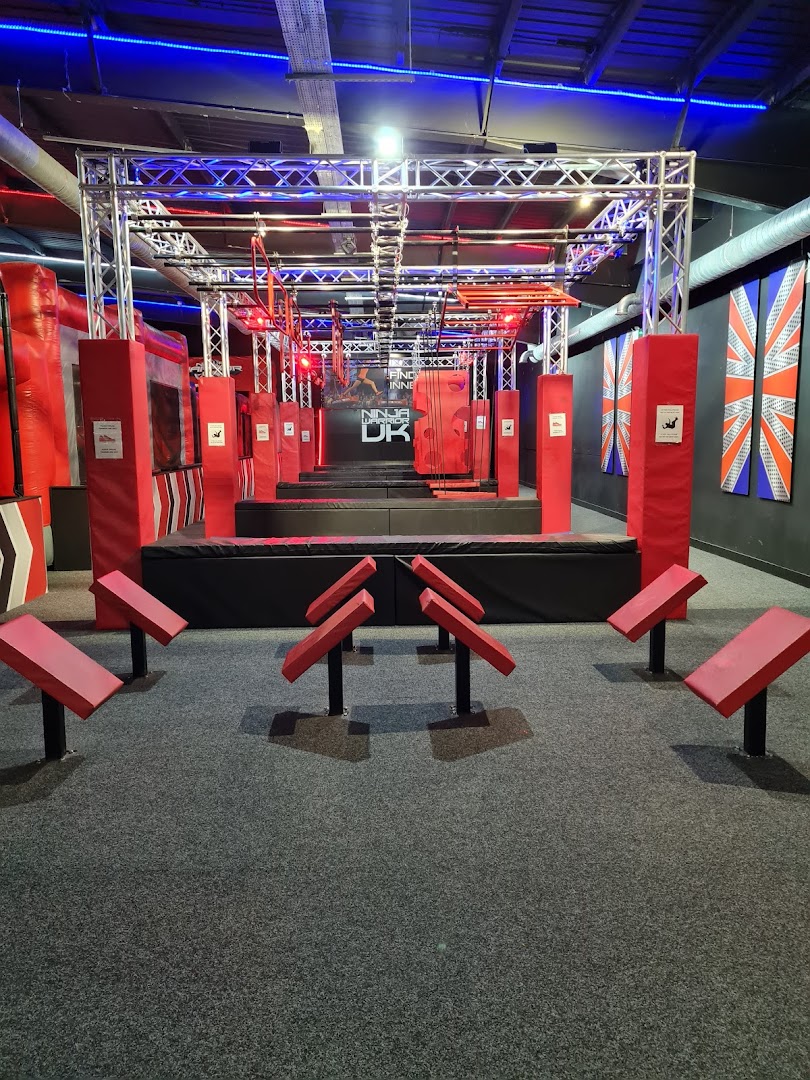 Ninja Warrior UK Watford with obstacle courses and training equipment for kids