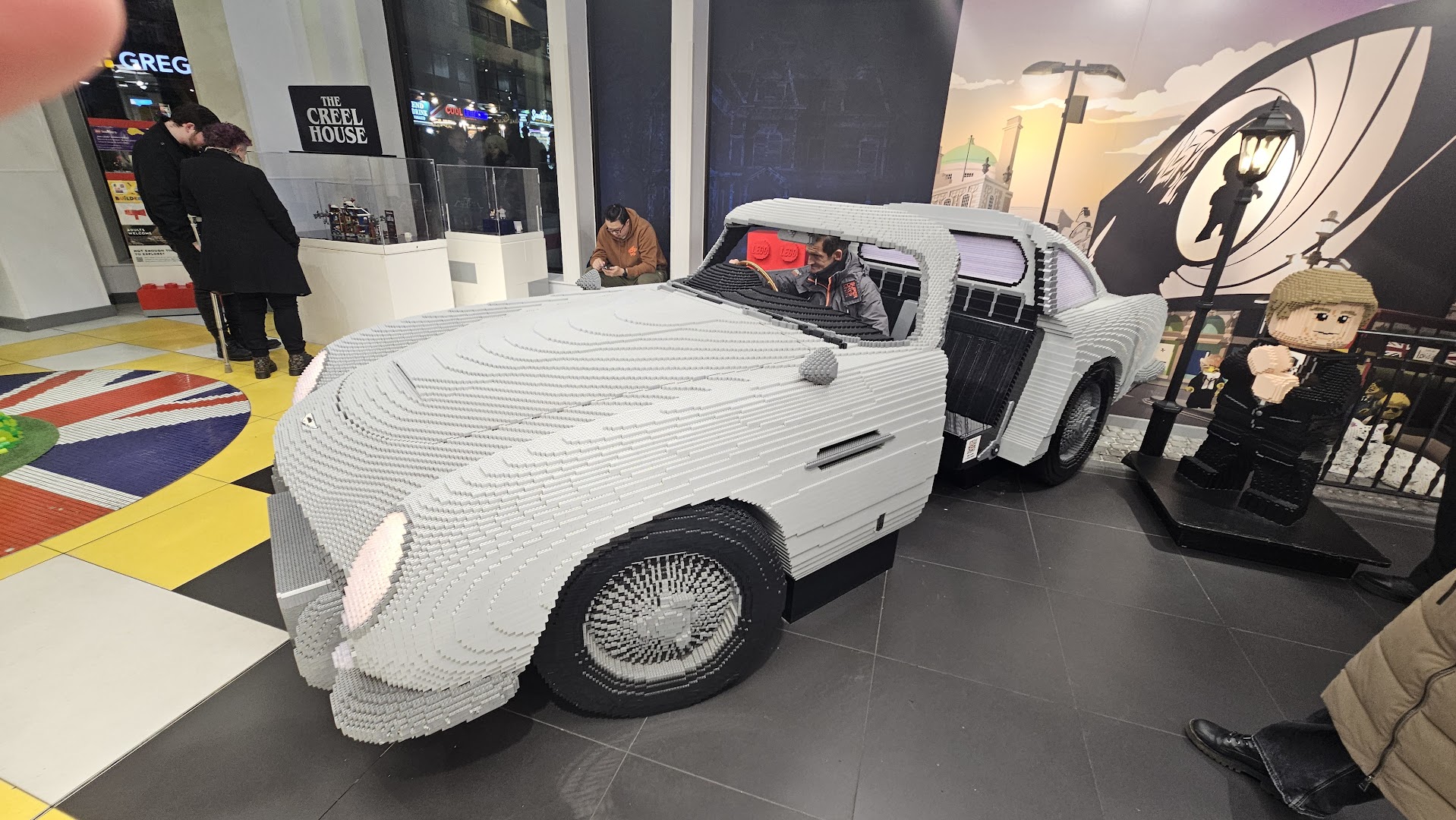 LEGO® model of a classic car at LEGO® Store London - Westfield